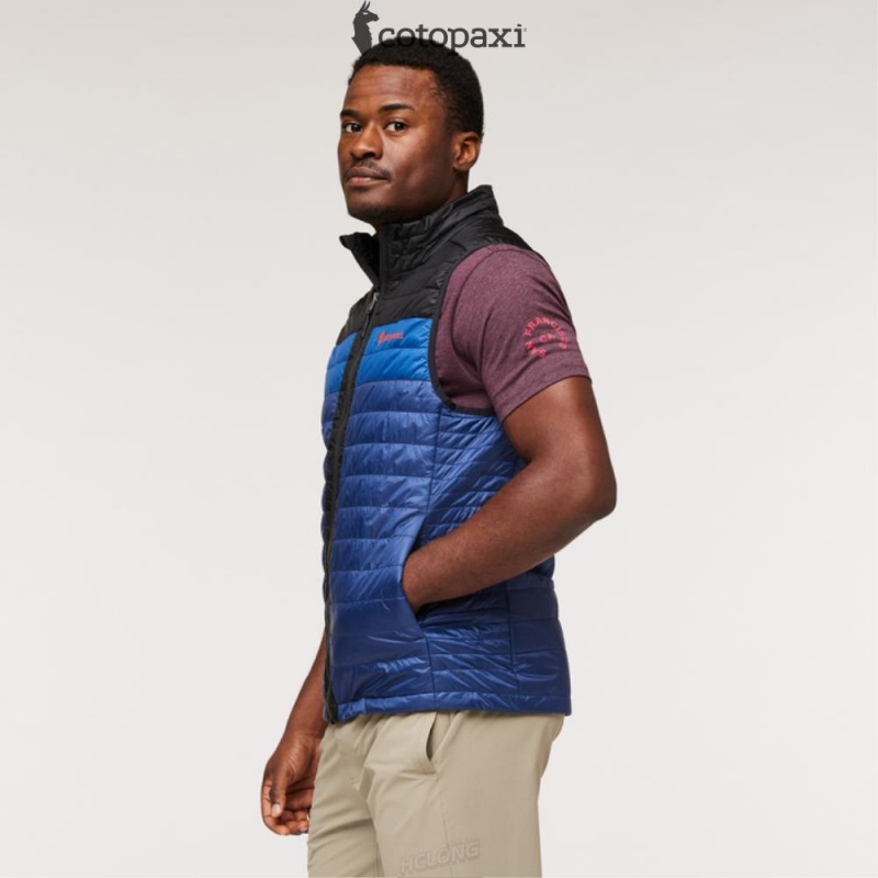 Cotopaxi Capa Insulated Vest Black/Maritime | DX38-V1-FW