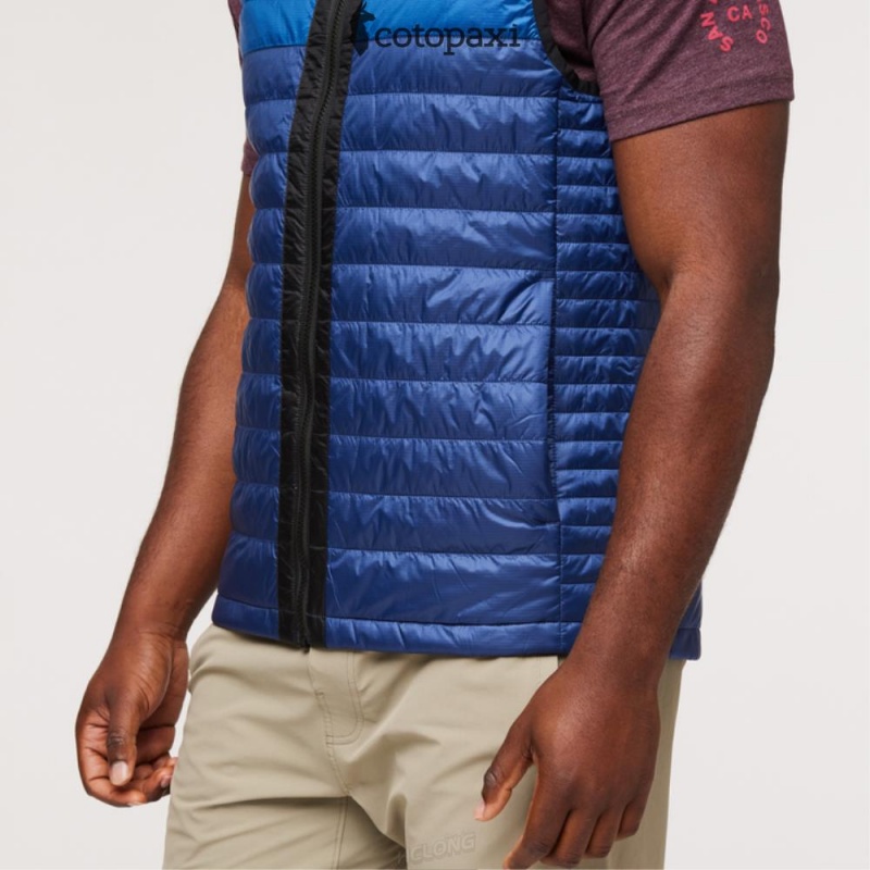 Cotopaxi Capa Insulated Vest Black/Maritime | DX38-V1-FW