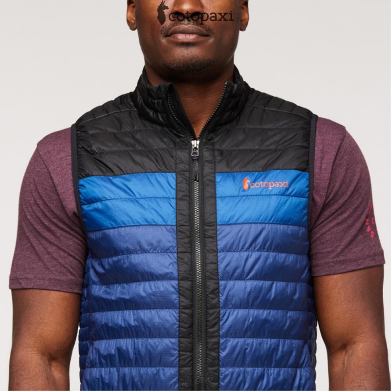 Cotopaxi Capa Insulated Vest Black/Maritime | DX38-V1-FW