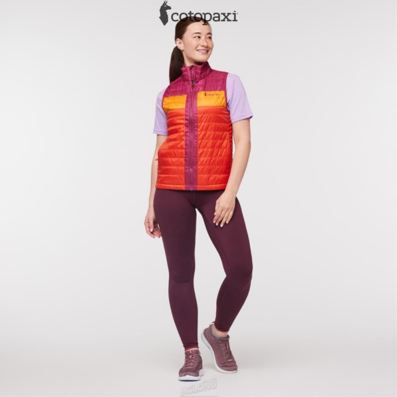 Cotopaxi Capa Insulated Vest Raspberry/Canyon | VR93-L5-PA