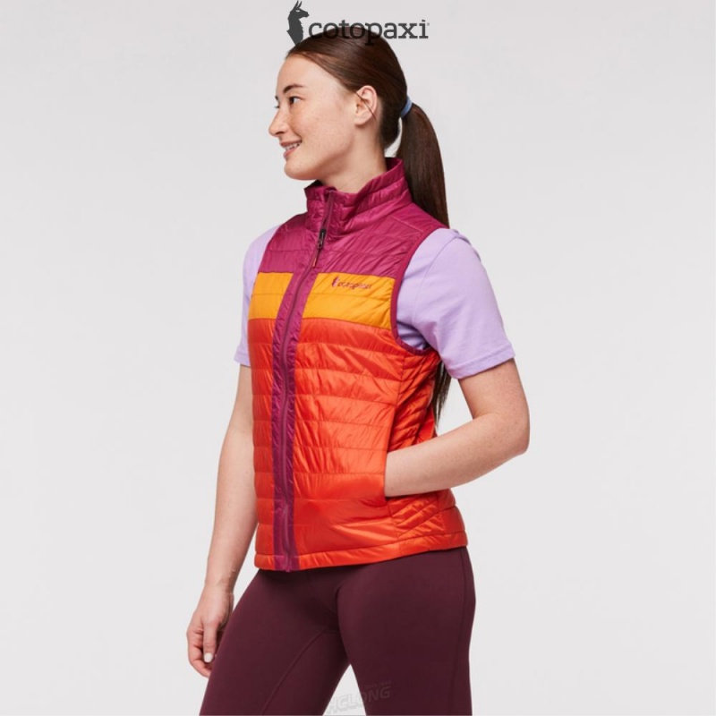 Cotopaxi Capa Insulated Vest Raspberry/Canyon | VR93-L5-PA