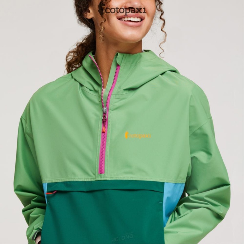 Cotopaxi Cielo Rain Anorak Kelp | NH75-Y6-CG