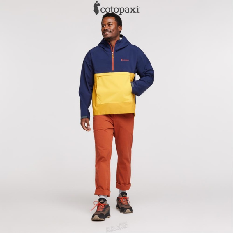 Cotopaxi Cielo Rain Anorak Maritime/Amber | UB63-S4-BS