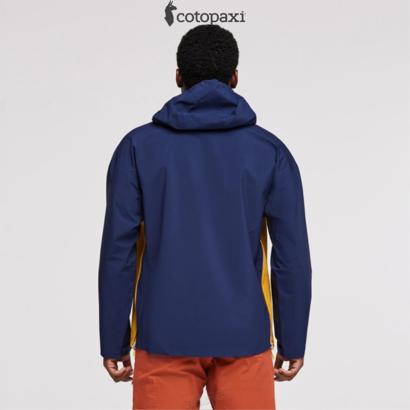 Cotopaxi Cielo Rain Anorak Maritime/Amber | UB63-S4-BS