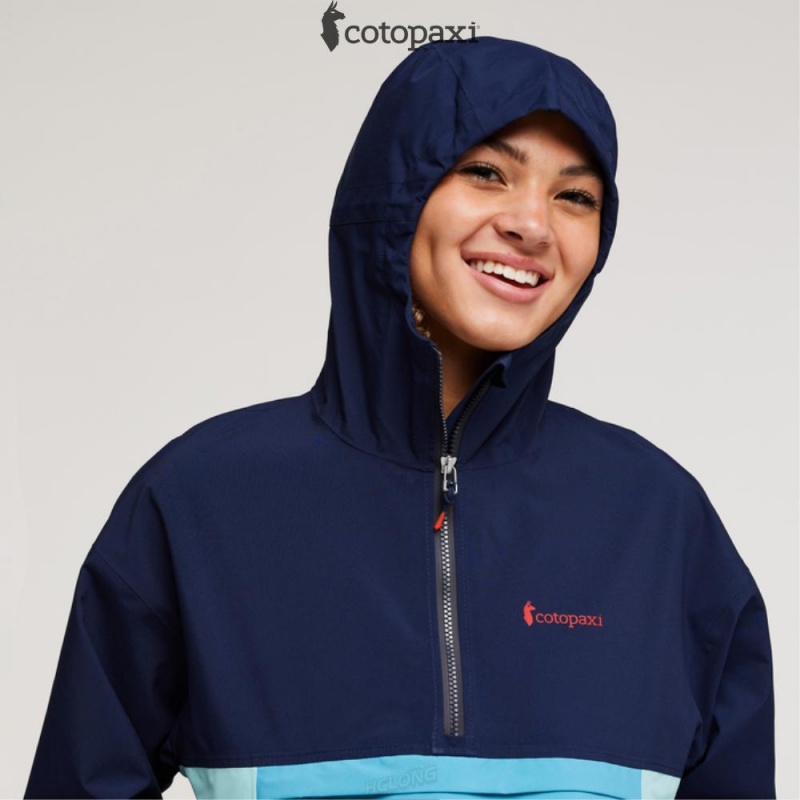 Cotopaxi Cielo Rain Anorak Maritime/Sea Glass | ZI85-D7-SY