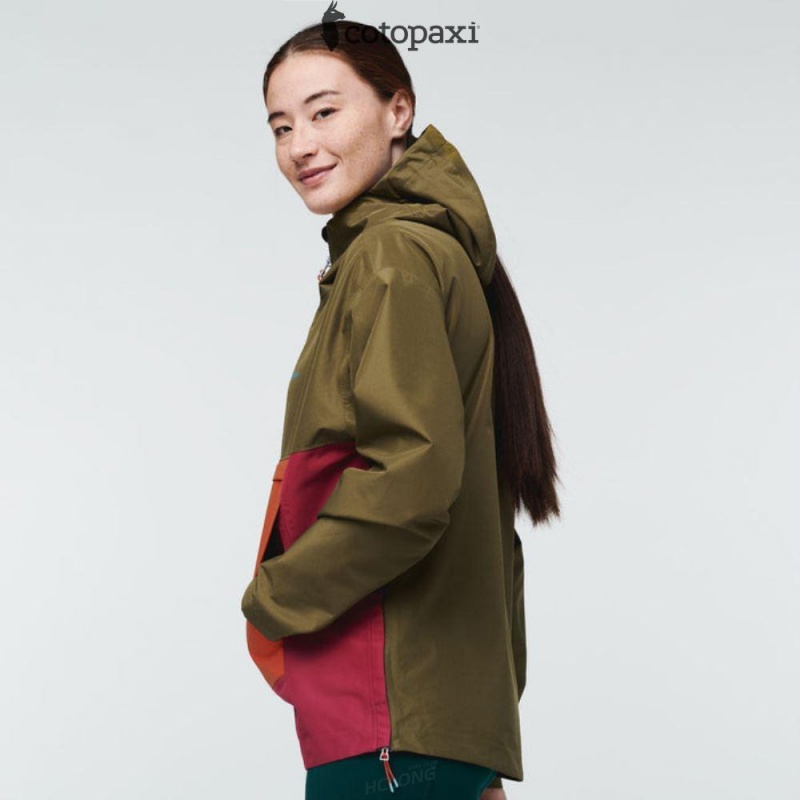 Cotopaxi Cielo Rain Anorak Oak | AC06-H9-ST