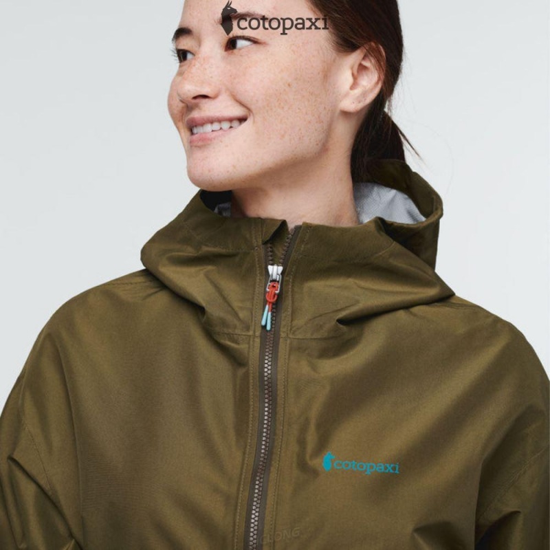 Cotopaxi Cielo Rain Anorak Oak | AC06-H9-ST