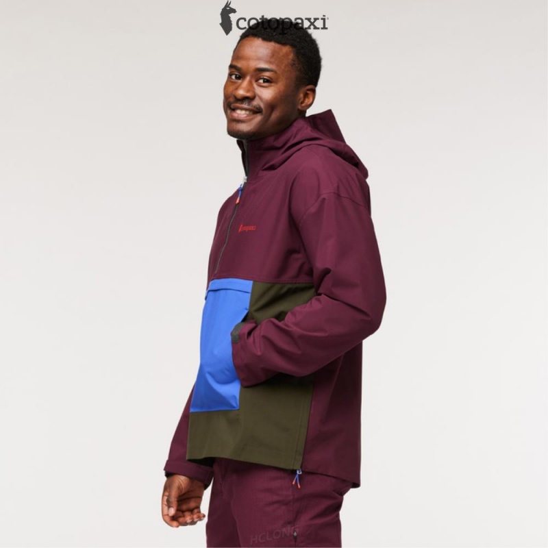 Cotopaxi Cielo Rain Anorak Wine | CB68-T0-WU