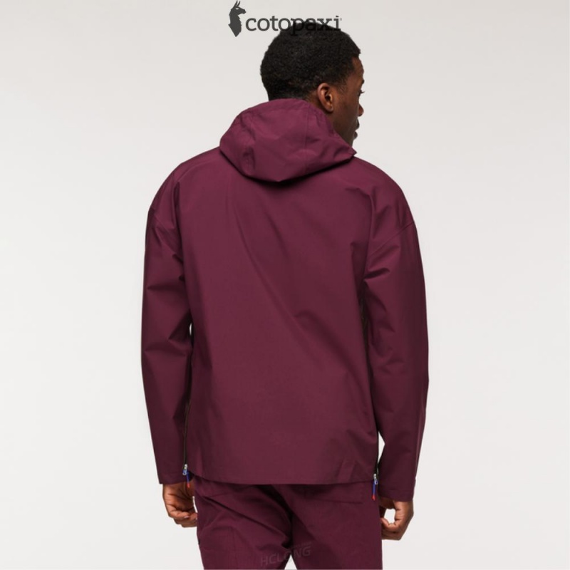 Cotopaxi Cielo Rain Anorak Wine | CB68-T0-WU