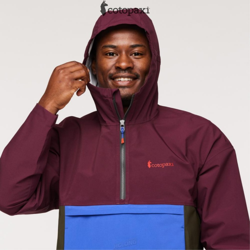 Cotopaxi Cielo Rain Anorak Wine | CB68-T0-WU