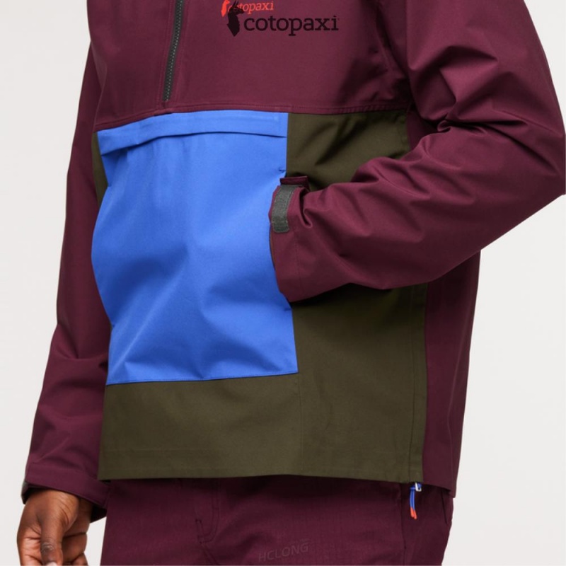 Cotopaxi Cielo Rain Anorak Wine | CB68-T0-WU