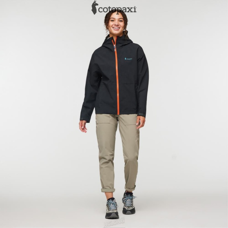 Cotopaxi Cielo Rain Jacket All Black | PK96-A5-GF