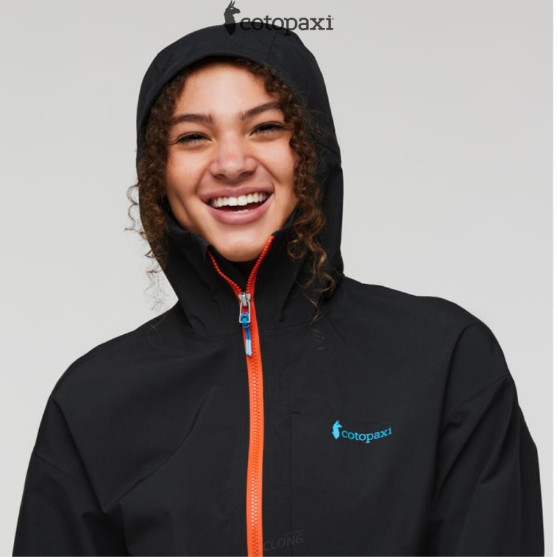 Cotopaxi Cielo Rain Jacket All Black | PK96-A5-GF