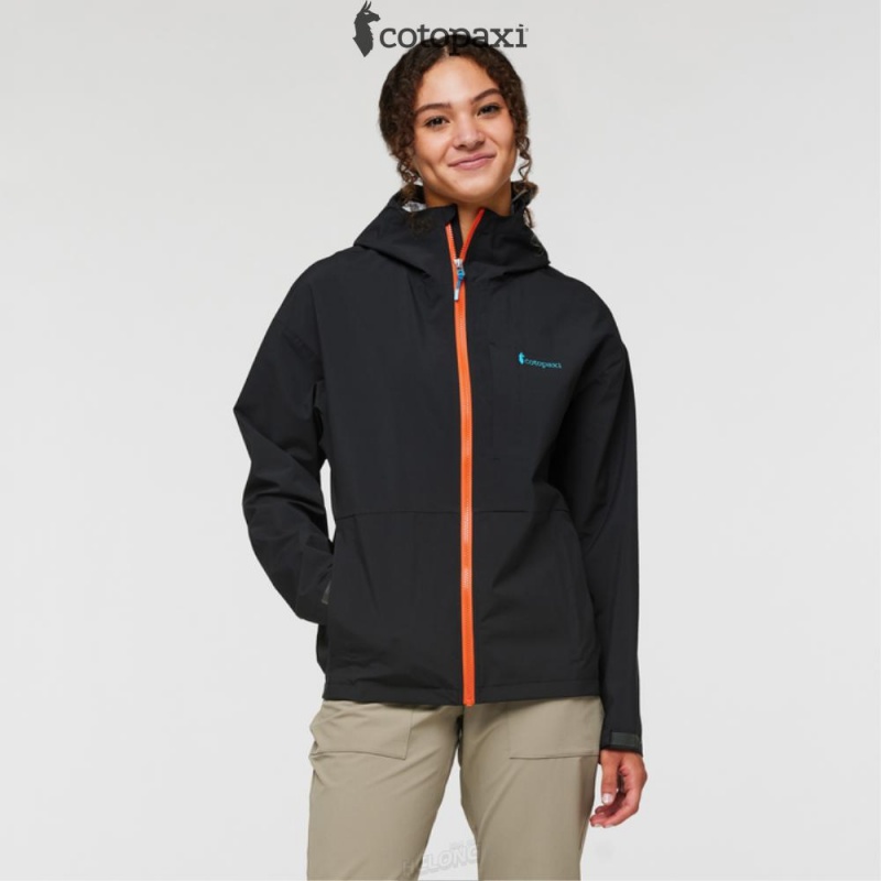 Cotopaxi Cielo Rain Jacket All Black | PK96-A5-GF