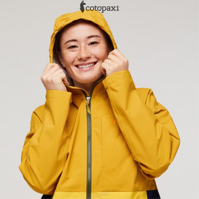 Cotopaxi Cielo Rain Jacket Amber | JD38-F2-HR