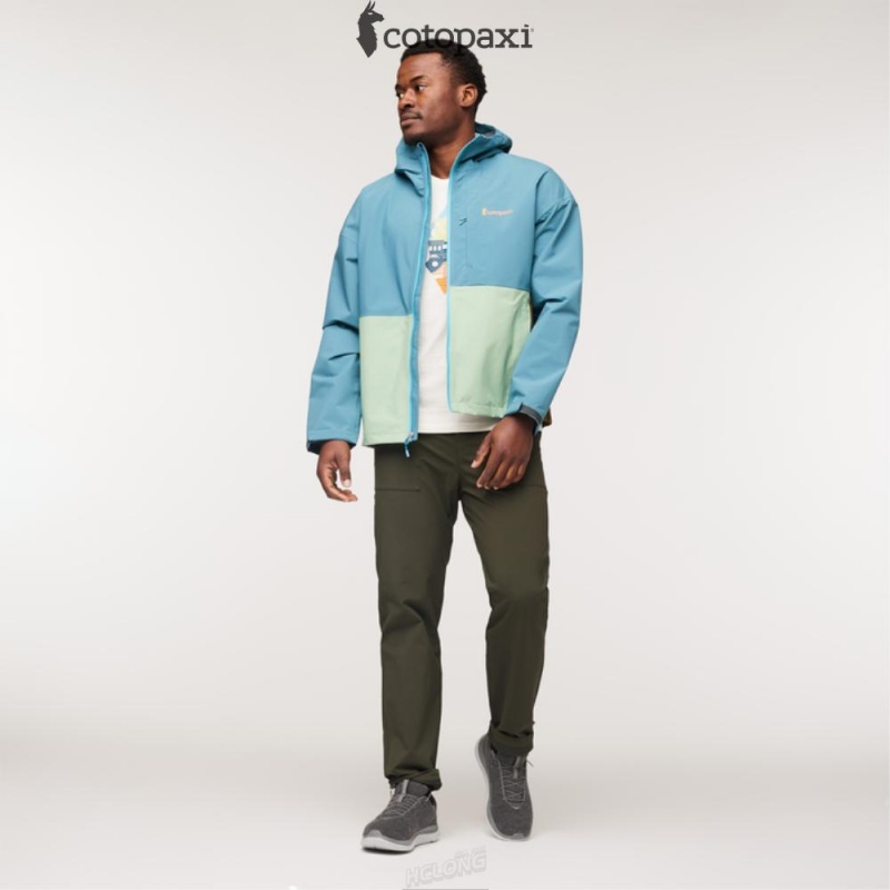 Cotopaxi Cielo Rain Jacket Blue Spruce | TP50-E1-ON