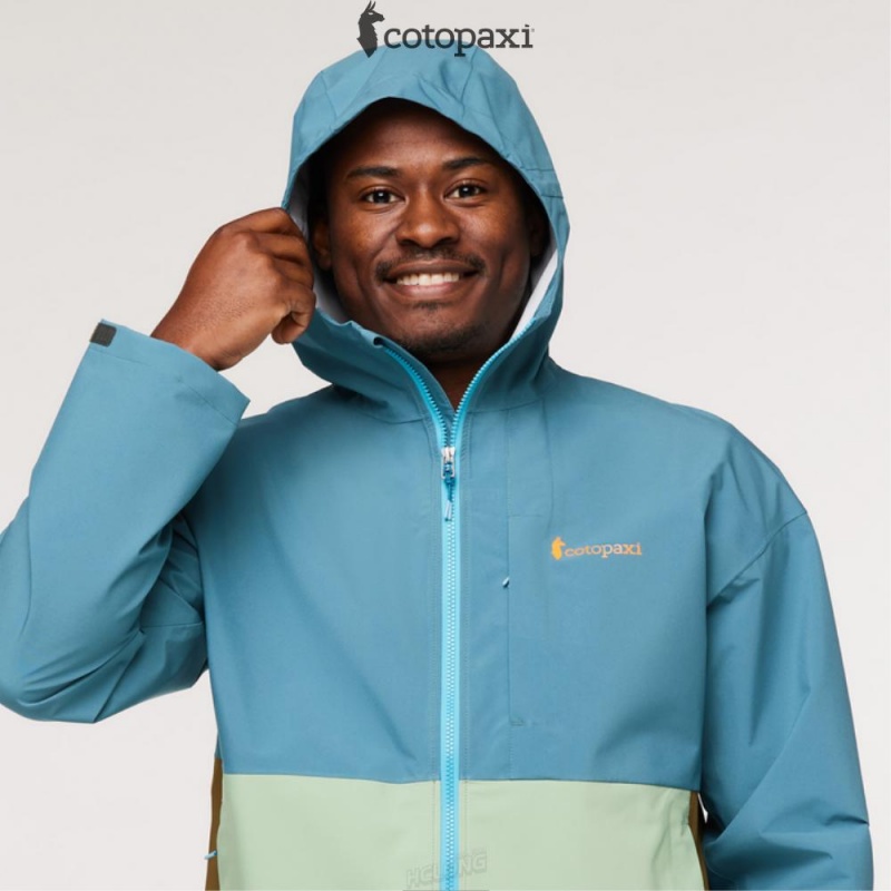 Cotopaxi Cielo Rain Jacket Blue Spruce | TP50-E1-ON