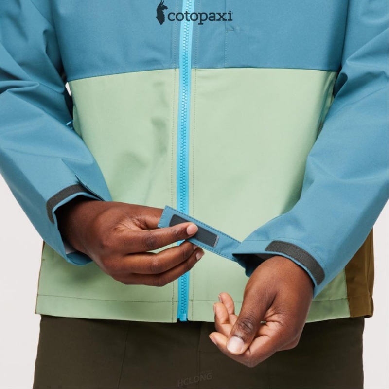 Cotopaxi Cielo Rain Jacket Blue Spruce | TP50-E1-ON