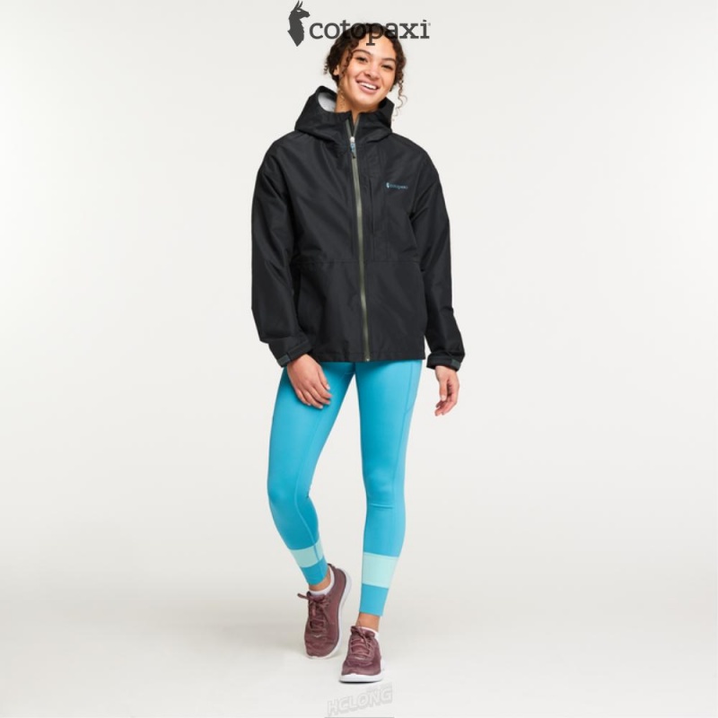 Cotopaxi Cielo Rain Jacket Cotopaxi Black | PY66-K2-HA