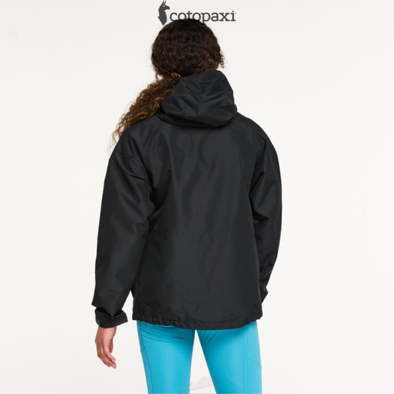 Cotopaxi Cielo Rain Jacket Cotopaxi Black | PY66-K2-HA