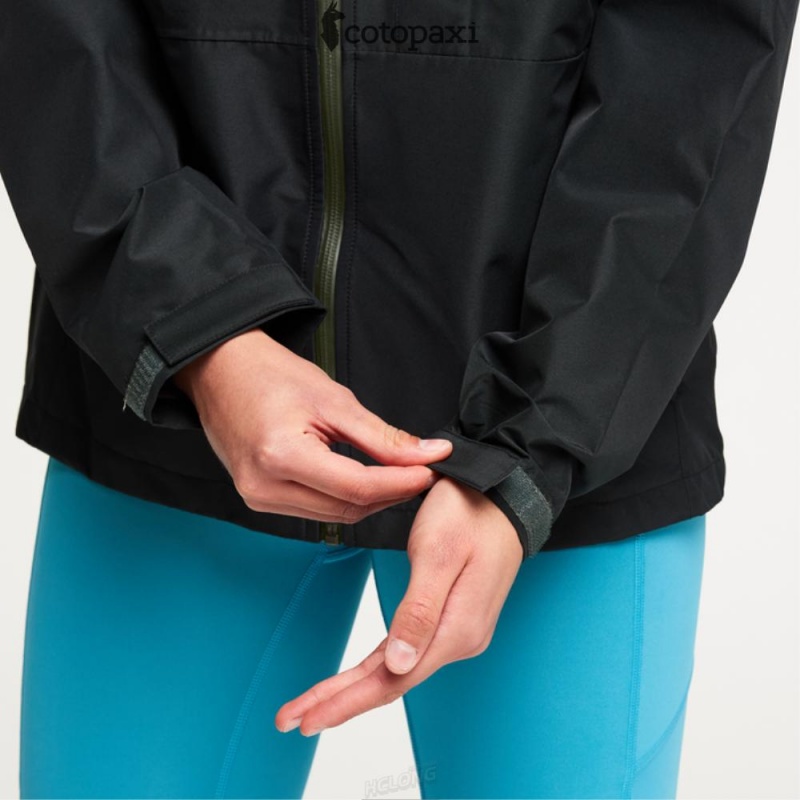 Cotopaxi Cielo Rain Jacket Cotopaxi Black | PY66-K2-HA