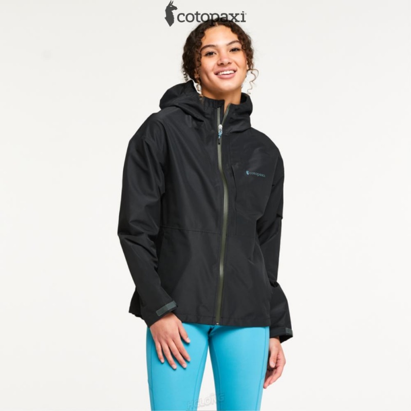 Cotopaxi Cielo Rain Jacket Cotopaxi Black | PY66-K2-HA