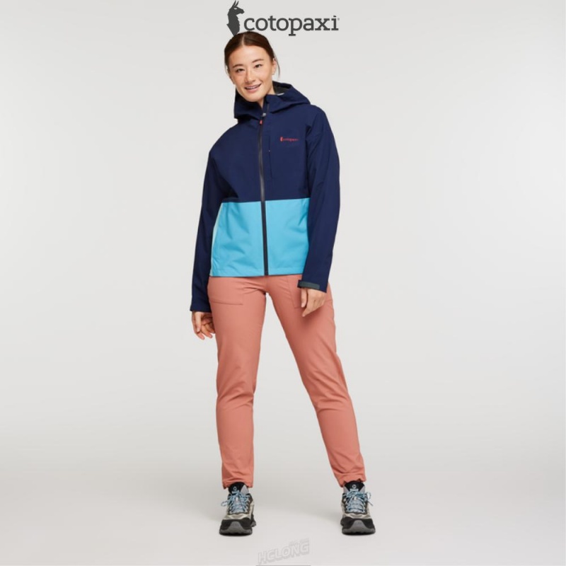 Cotopaxi Cielo Rain Jacket Maritime/Sea Glass | XF30-D4-HX