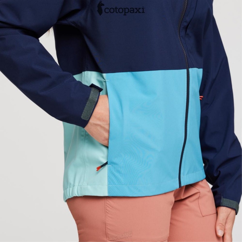 Cotopaxi Cielo Rain Jacket Maritime/Sea Glass | XF30-D4-HX