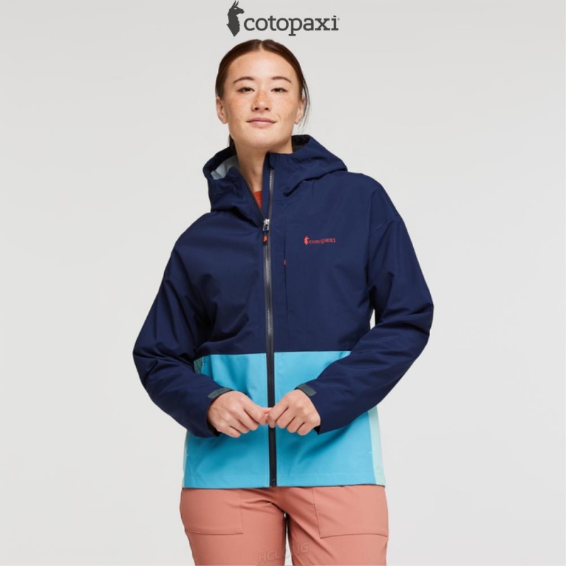 Cotopaxi Cielo Rain Jacket Maritime/Sea Glass | XF30-D4-HX