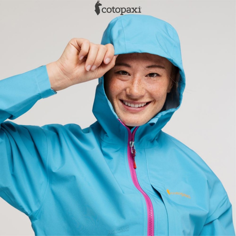 Cotopaxi Cielo Rain Jacket Poolside | AU54-X0-EB