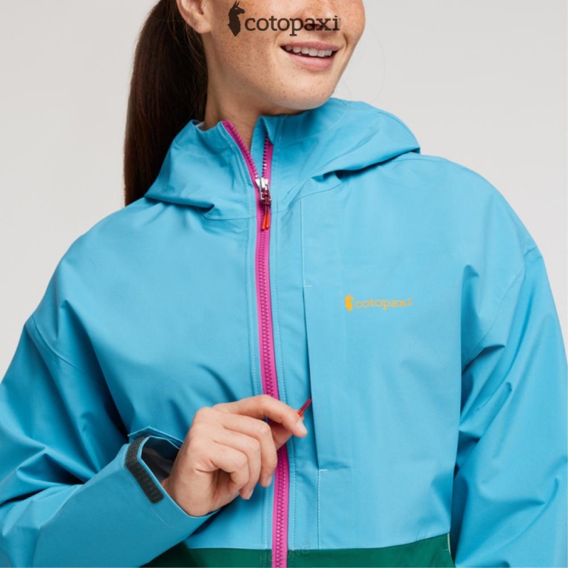 Cotopaxi Cielo Rain Jacket Poolside | AU54-X0-EB