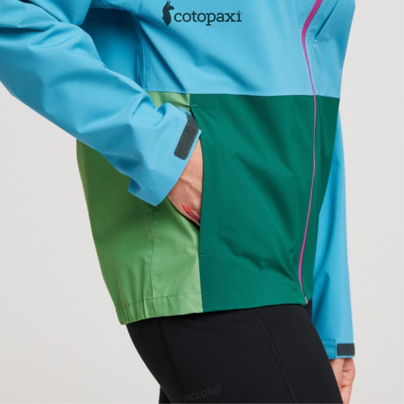 Cotopaxi Cielo Rain Jacket Poolside | AU54-X0-EB