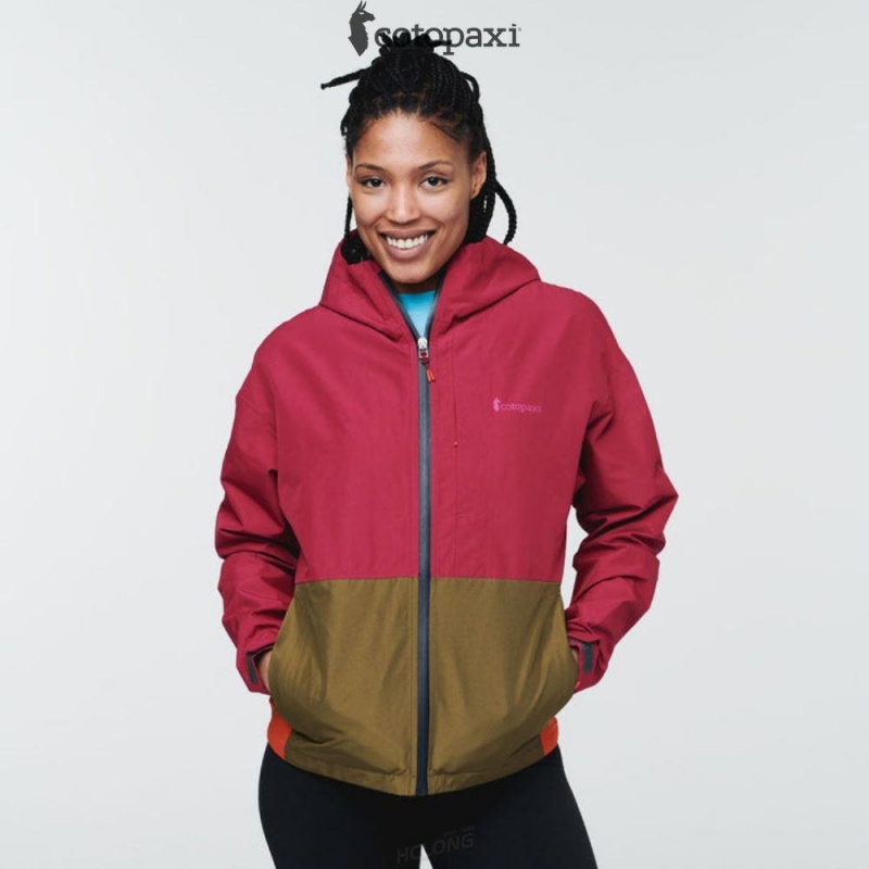 Cotopaxi Cielo Rain Jacket Raspberry | FL66-S9-CJ