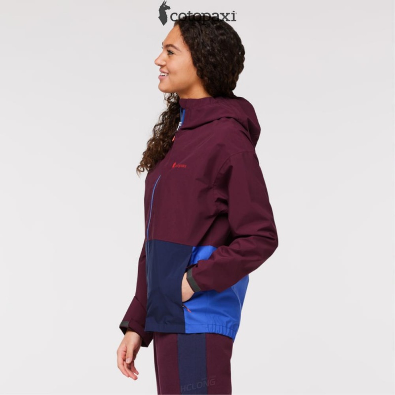 Cotopaxi Cielo Rain Jacket Wine | JW35-E3-HG