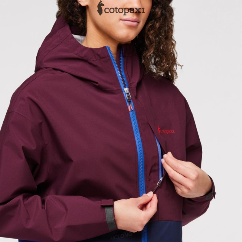 Cotopaxi Cielo Rain Jacket Wine | JW35-E3-HG