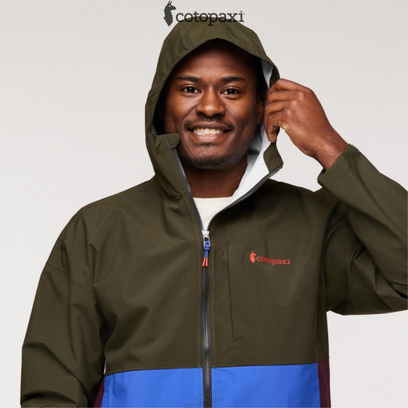 Cotopaxi Cielo Rain Jacket Woods | JO45-M8-DK