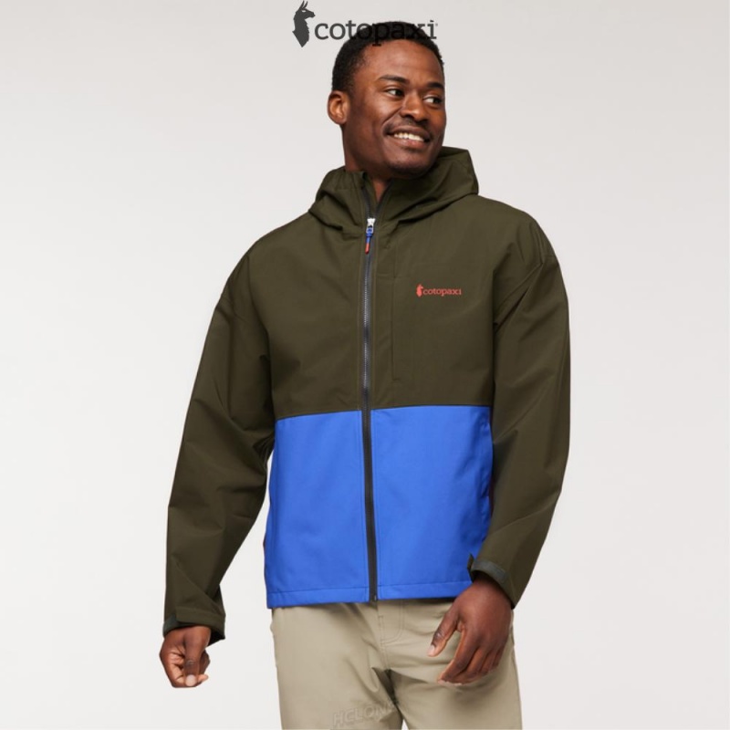 Cotopaxi Cielo Rain Jacket Woods | JO45-M8-DK