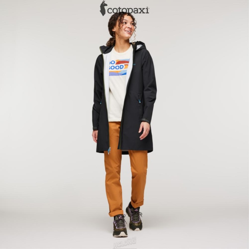 Cotopaxi Cielo Rain Trench Black | SC08-W8-FL