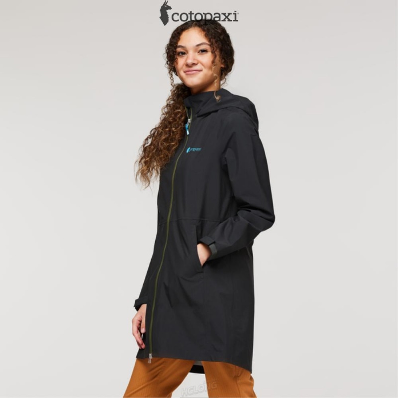 Cotopaxi Cielo Rain Trench Black | SC08-W8-FL