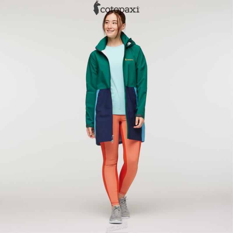 Cotopaxi Cielo Rain Trench Greenery | EO02-O8-QO