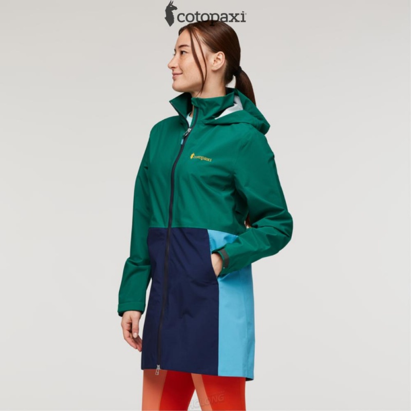 Cotopaxi Cielo Rain Trench Greenery | EO02-O8-QO