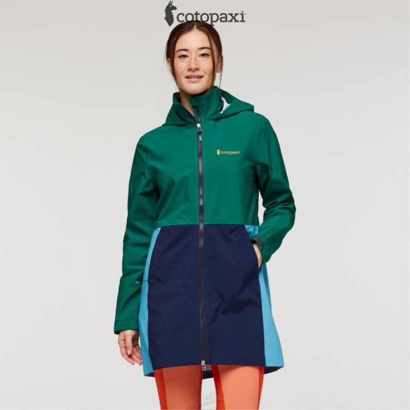 Cotopaxi Cielo Rain Trench Greenery | EO02-O8-QO