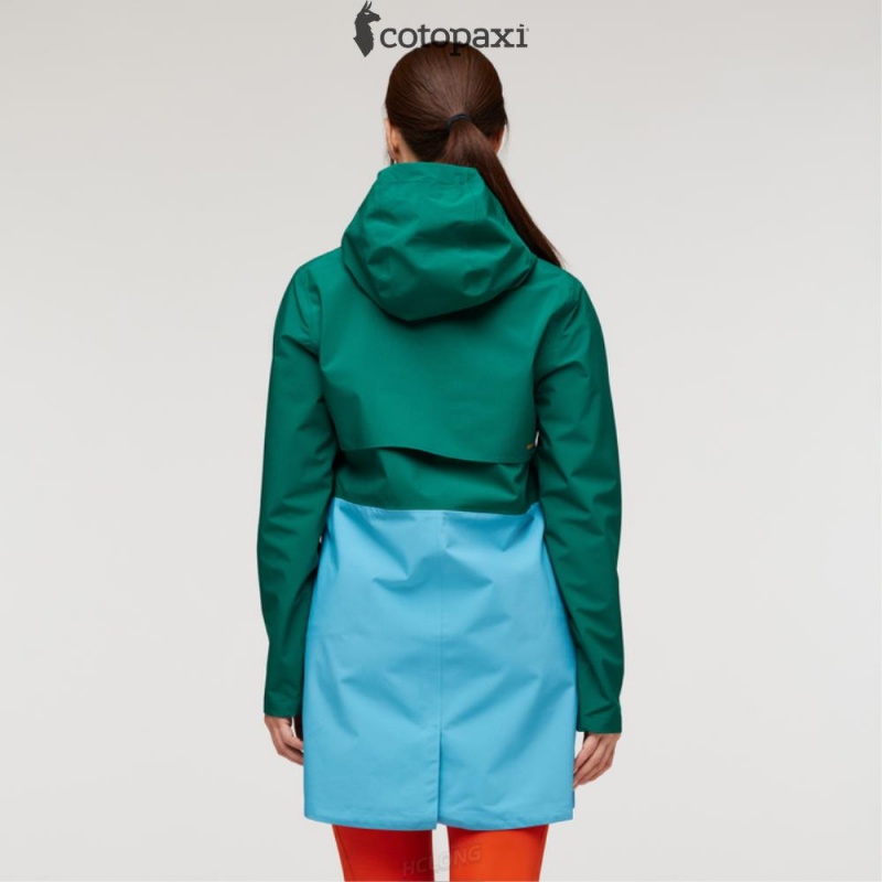 Cotopaxi Cielo Rain Trench Greenery | PW82-V4-BX