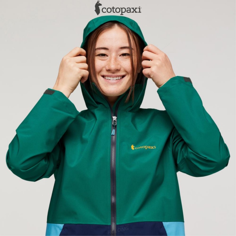 Cotopaxi Cielo Rain Trench Greenery | PW82-V4-BX