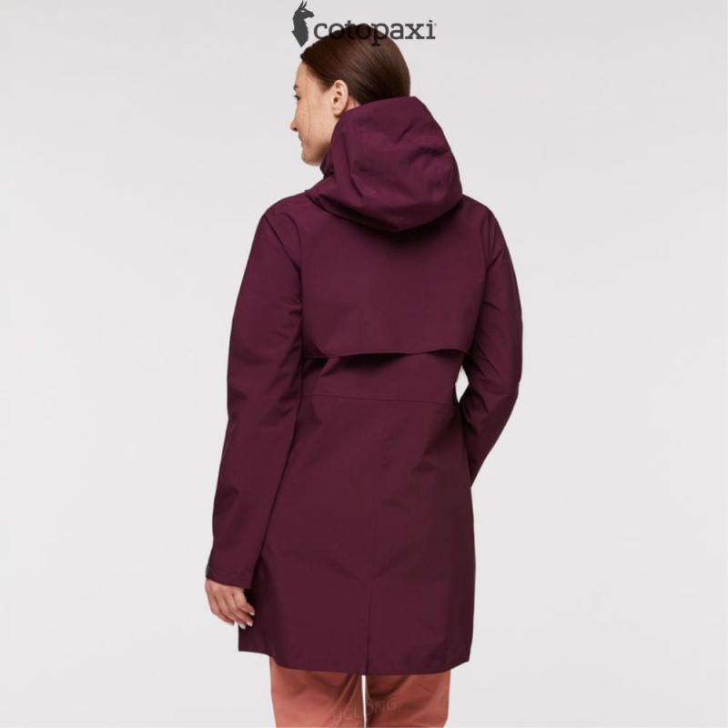 Cotopaxi Cielo Rain Trench Wine | CE02-Q7-BO