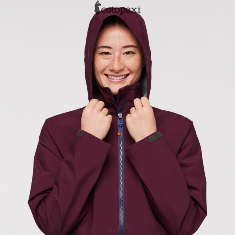 Cotopaxi Cielo Rain Trench Wine | CE02-Q7-BO