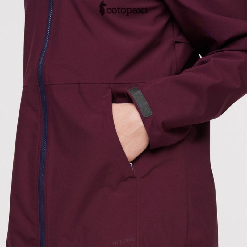 Cotopaxi Cielo Rain Trench Wine | CE02-Q7-BO