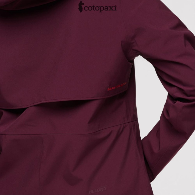 Cotopaxi Cielo Rain Trench Wine | CE02-Q7-BO