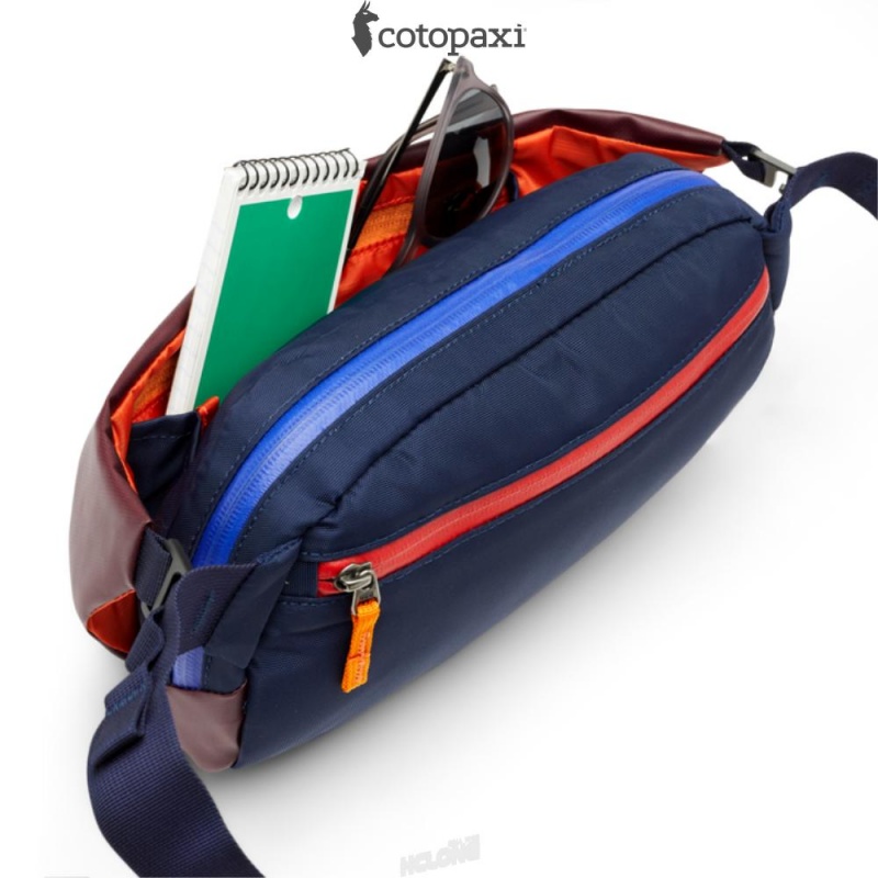 Cotopaxi Coso 2L Hip Pack - Cada Día Wine/Maritime | SP49-Q6-BE