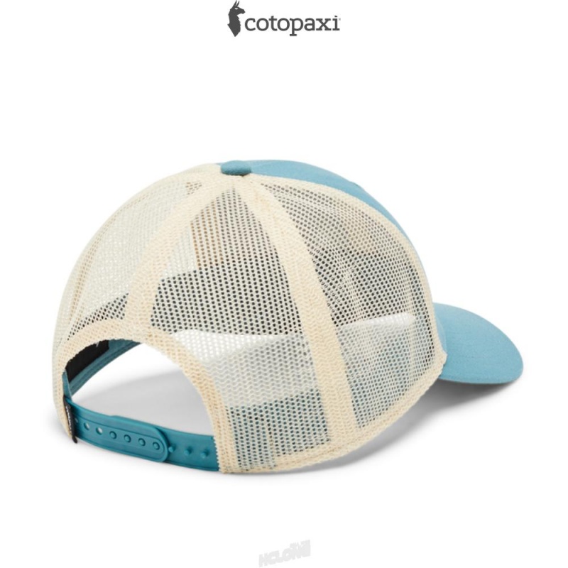 Cotopaxi Cotopaxi Trucker Hat Blue Spruce | KV87-E0-GF